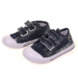 Children's Unisex Sneakers With Velcro K3701 Blue 1 Children's Unisex Sneakers With Velcro K3701 Blue 1