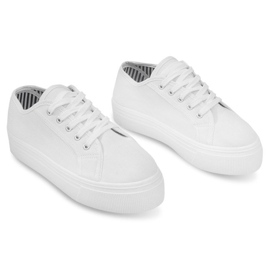Wedge Sneakers 4961 White 1