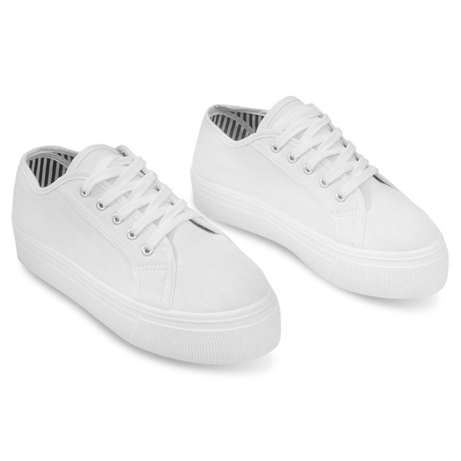 Wedge Sneakers 4961 White 1