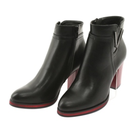 Black boots Sergio Leone 537 red 3