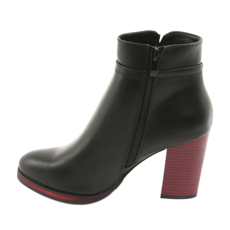 Black boots Sergio Leone 537 red 2