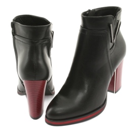 Black boots Sergio Leone 537 red 4