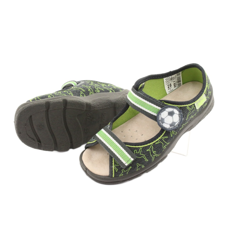 Befado children's shoes 869x131 grey green 4