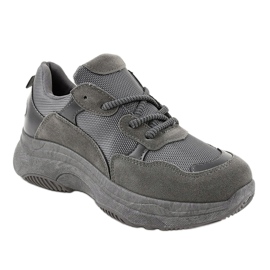 Gray fashionable women's sports shoes R267 grey 1 Gray fashionable women's sports shoes R267 grey 1