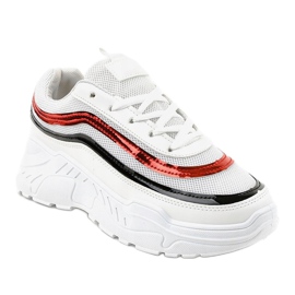 White women's sports shoes AA8 1