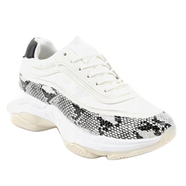 YY-02 white snake sports shoes multicolored 1