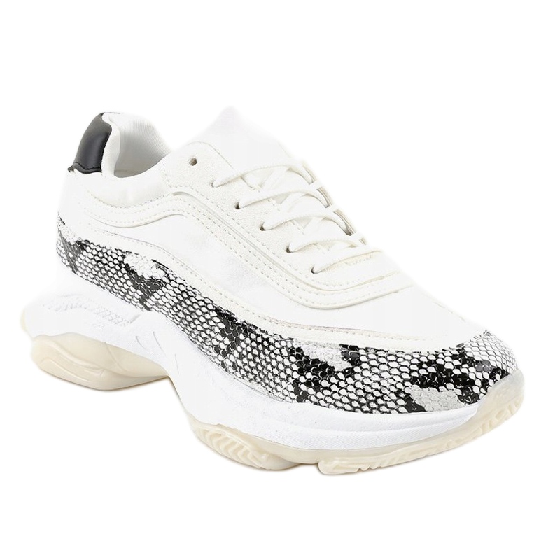 YY-02 white snake sports shoes multicolored 1