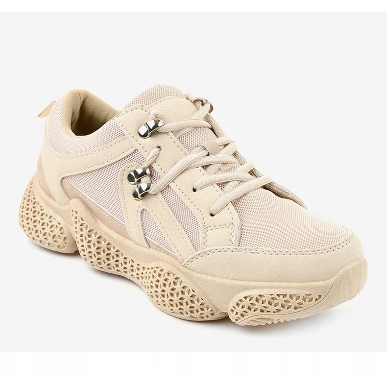 Beige fashionable women's sports shoes BD-5 1 Beige fashionable women's sports shoes BD-5 1