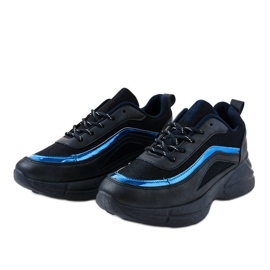 BY-082 navy blue sports shoes 3
