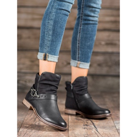 SHELOVET High Boots With A Buckle black 2