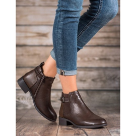 Anesia Paris Women's low boots brown 2 Anesia Paris Women's low boots brown 2