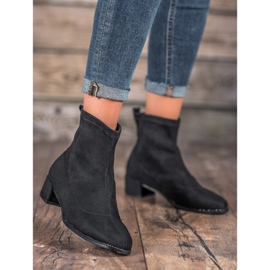 Sweet Shoes Stylish suede boots black 1 Sweet Shoes Stylish suede boots black 1
