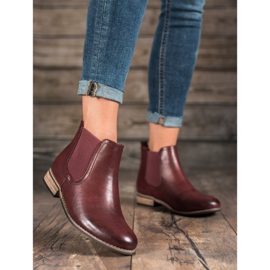 SDS Burgundy Chelsea boots red 1 SDS Burgundy Chelsea boots red 1