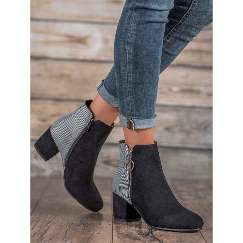 Filippo Boots With Pattern black 1