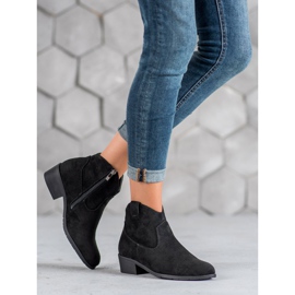 Filippo Suede cowboy boots black 1