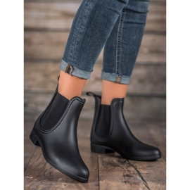 SHELOVET Matt galoshes black 1