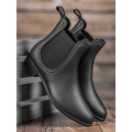 SHELOVET Matt galoshes black 2