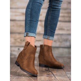 Filippo Boots with a hidden wedge brown 1