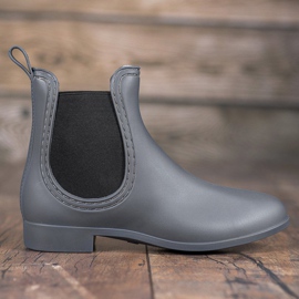 SHELOVET Slip-on rain boots grey 2