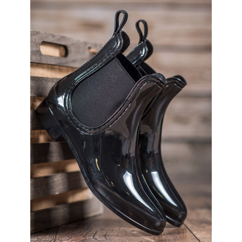 SHELOVET Women's galoshes black 2