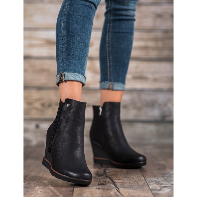 Filippo Wedge Boots black 1