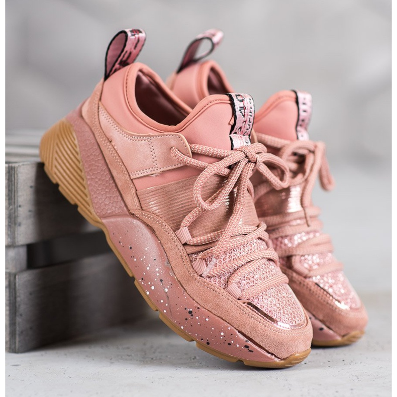 SHELOVET Slip-on Sports Shoes pink 1