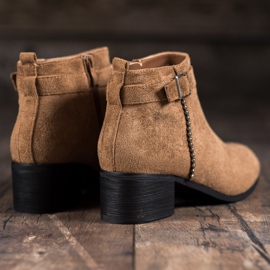 SHELOVET Suede high-heeled boots brown 1 SHELOVET Suede high-heeled boots brown 1