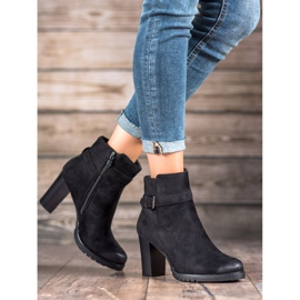 S. BARSKI Stylish boots on the platform black 2