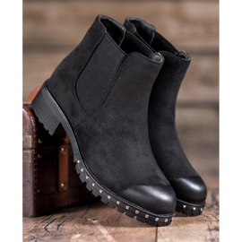 S. BARSKI Suede Chelsea boots black 1 S. BARSKI Suede Chelsea boots black 1