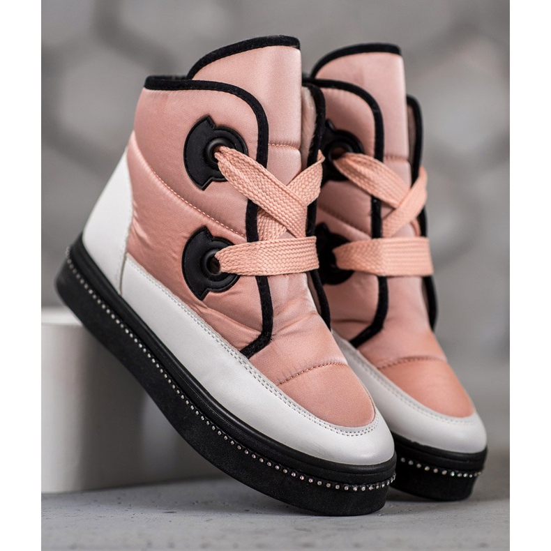 Weide Pink snow boots 2