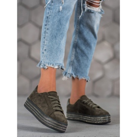 Bestelle Suede Sports Shoes multicolored grey 2