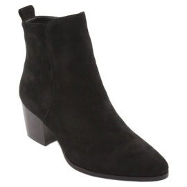 Black Filippo 922 suede boots 1