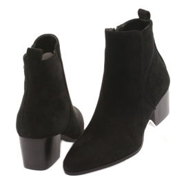 Black Filippo 922 suede boots 4