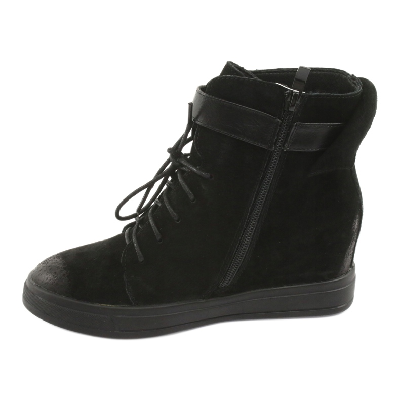 M.Daszyński Black sneakers with a zipper 143 2