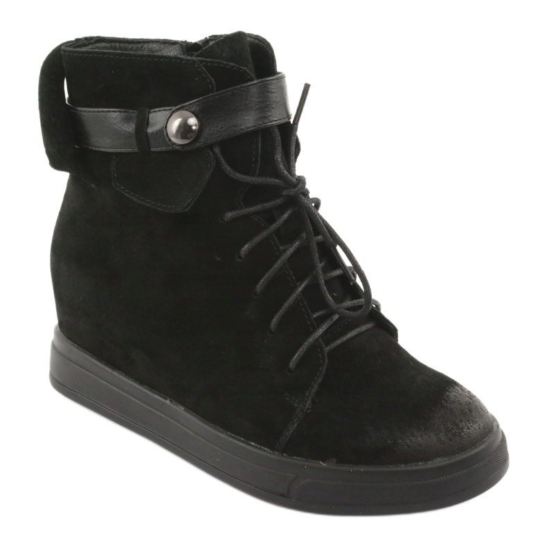 M.Daszyński Black sneakers with a zipper 143 1