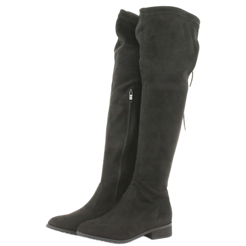 M.Daszyński Black over-the-knee boots Daszyński 1602 3