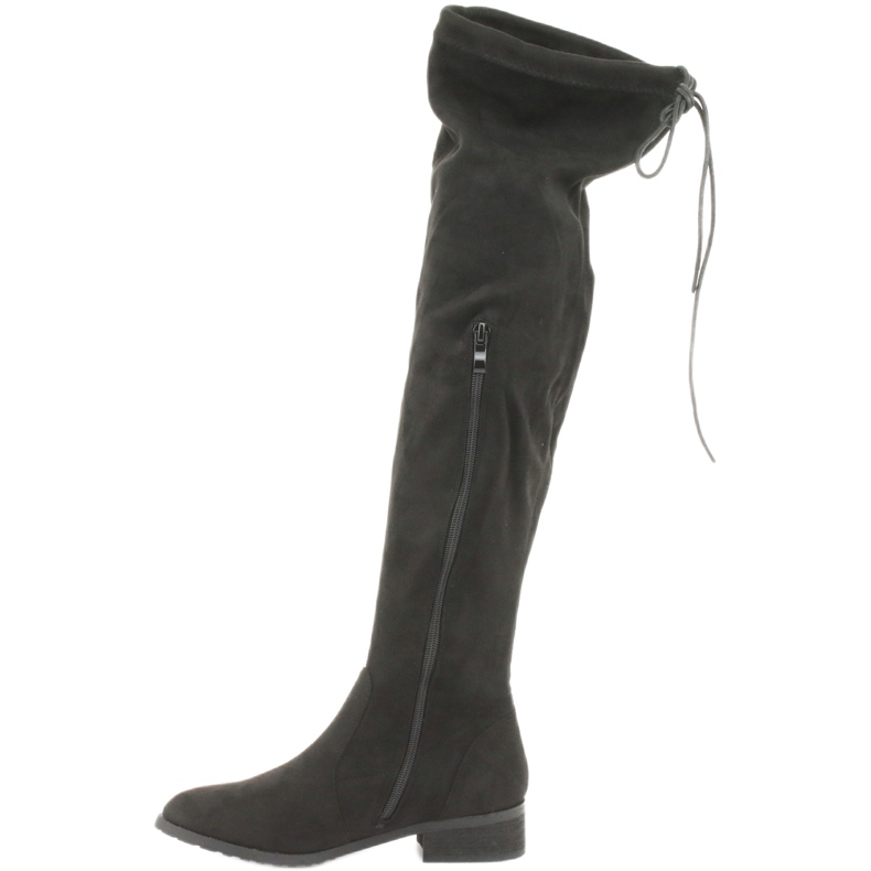 M.Daszyński Black over-the-knee boots Daszyński 1602 2