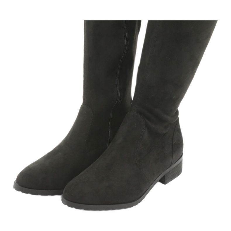 M.Daszyński Black over-the-knee boots Daszyński 1602 4