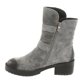 M.Daszyński Gray Suede leather boots Daszyński 161 grey 2