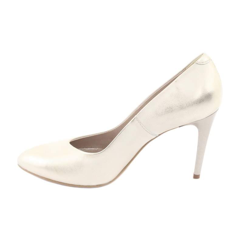 Women's leather pumps Golden Espinto 889 on a pin 2