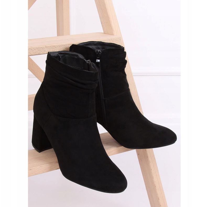 Classic black high-heeled boots 9018-7 Black 1