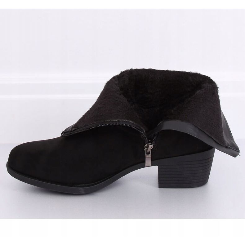 Black cowboy boots for women 8035-GA Black 1