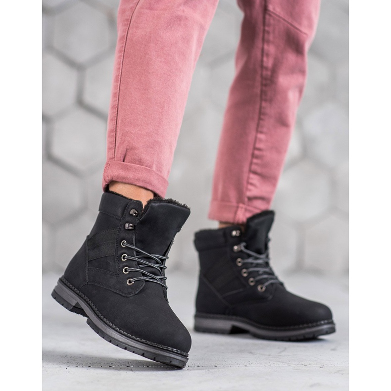 SHELOVET Black Winter Boots 2