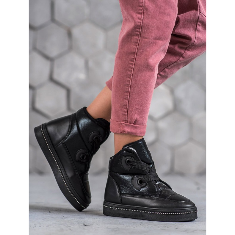 Weide Black snow boots 1