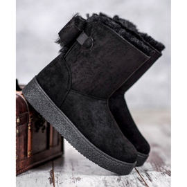 SHELOVET Mukluki With A Bow black 2