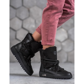 MCKEYLOR snow boots with glitter black 2