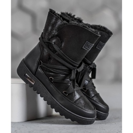 MCKEYLOR snow boots with glitter black 1