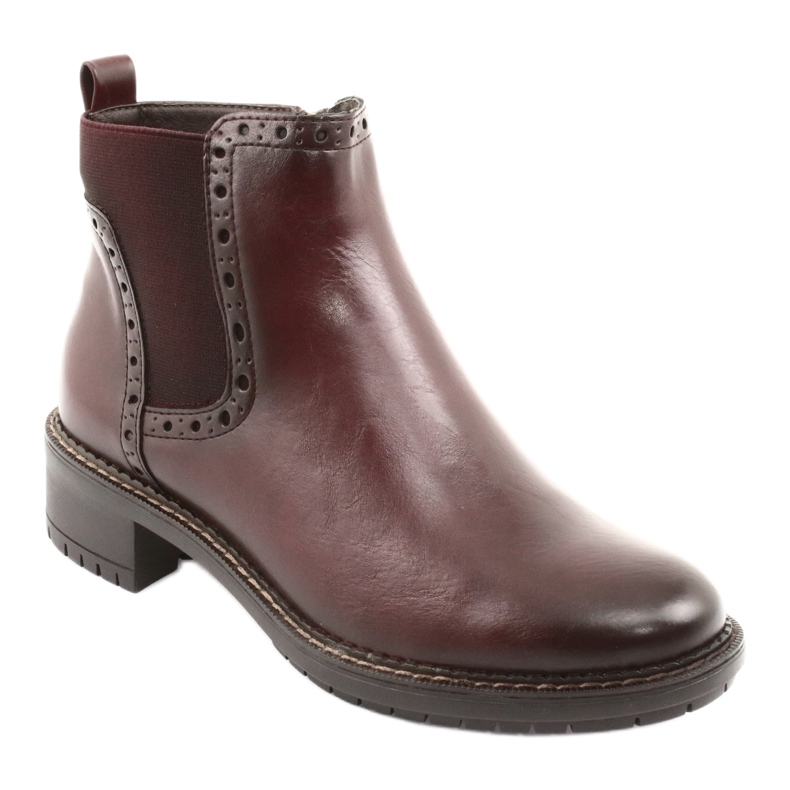 Booties Jodhpur boots Filippo 957 burgundy brown 1 Booties Jodhpur boots Filippo 957 burgundy brown 1