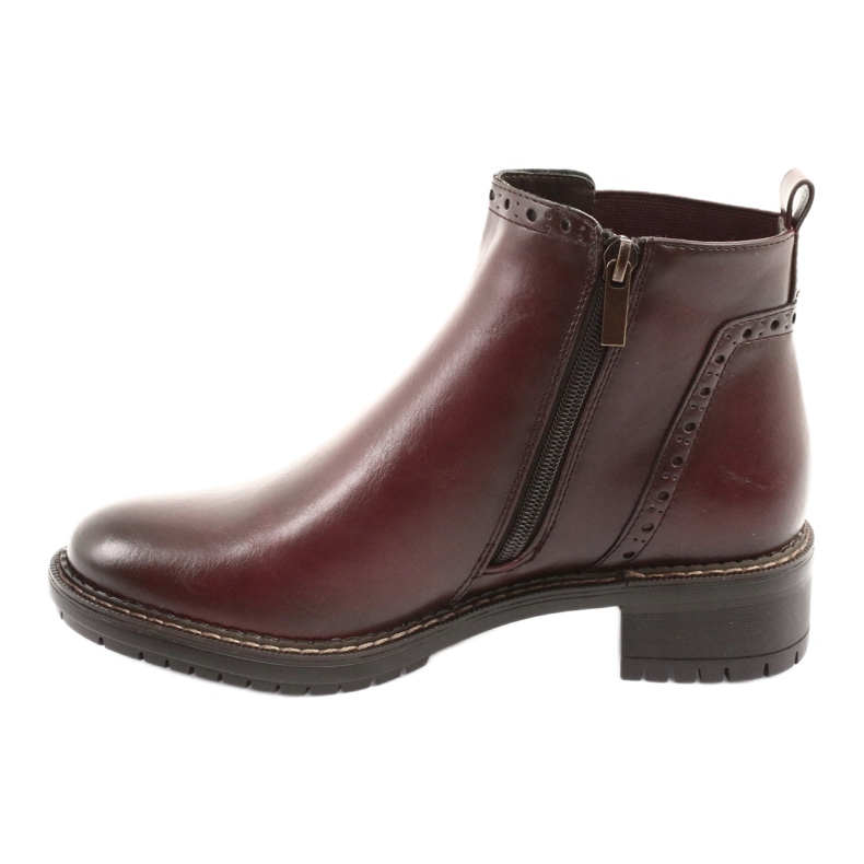 Booties Jodhpur boots Filippo 957 burgundy brown 2 Booties Jodhpur boots Filippo 957 burgundy brown 2