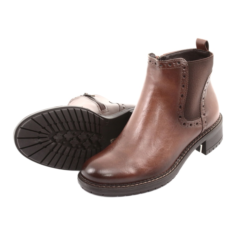 Brown Booties Jodhpur boots Filippo 957 5